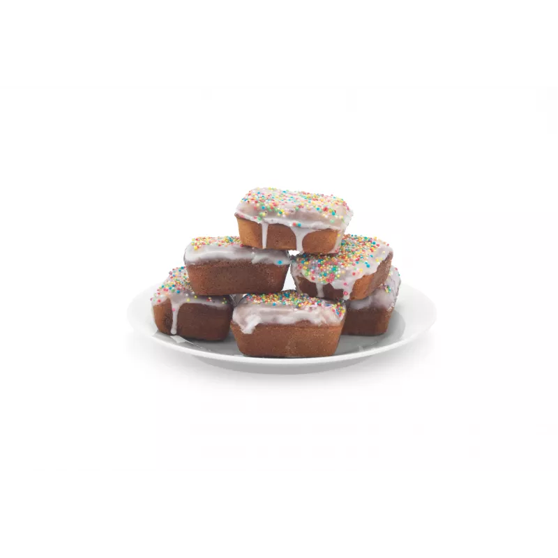 Petra PT5921DEKF Cake Maker - 7 Mini Cakes/Cupcakes/Donuts, 700W, Non-Stick, Black