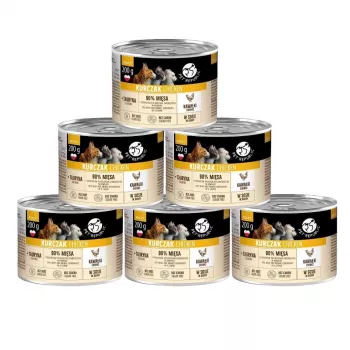 PETREPUBLIC Adult Hühnchenstücke in Soße Nassfutter für Katzen – 10 x 200g