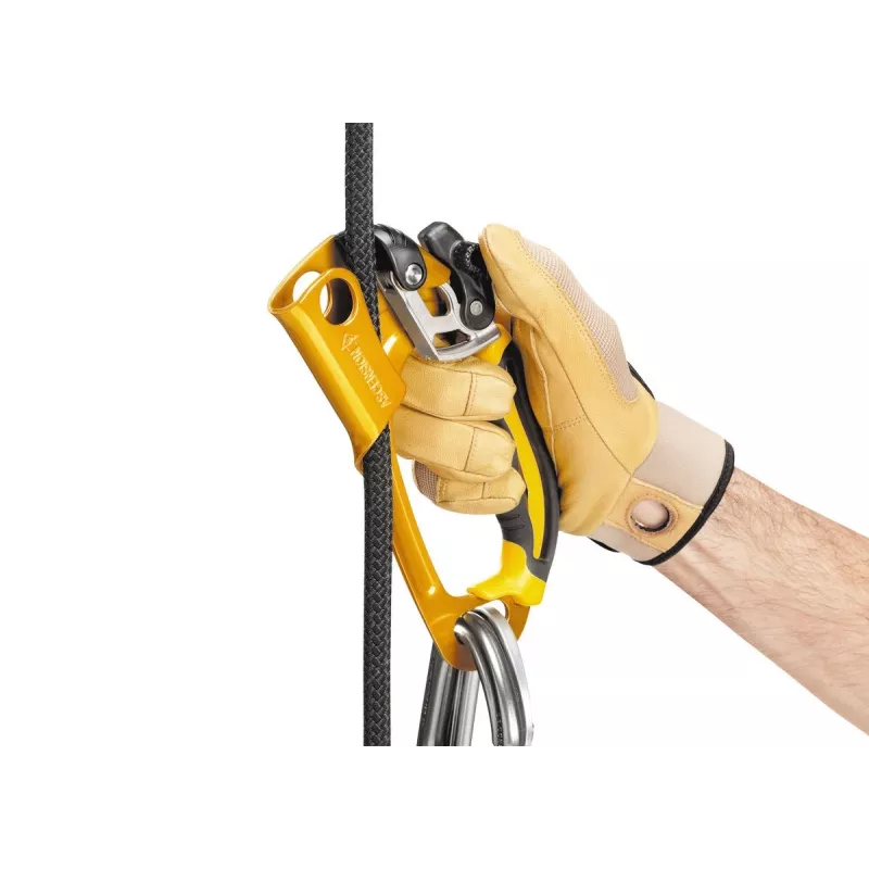 Petzl B17ALN Sicherungsgerät mit Bremsunterstützung für Einfachseile 8,5-11 mm