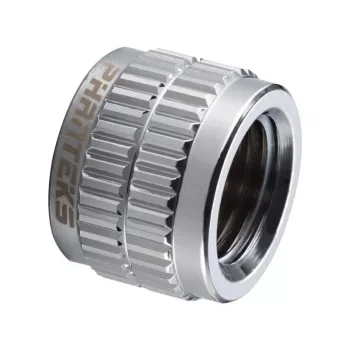 Phanteks Glacier G1/4 Adapter-Verschraubung, Mutter-Mutter, verchromt
