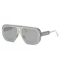 PHILIPP PLEIN MAN SPP050-99579X Sonnenbrille Schwarz Acetat Graues Glas 57mm