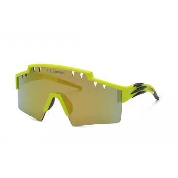 PHILIPP PLEIN MAN Sonnenbrille SSP001-991KCX Oversized Shield Schwarz Grau UV400