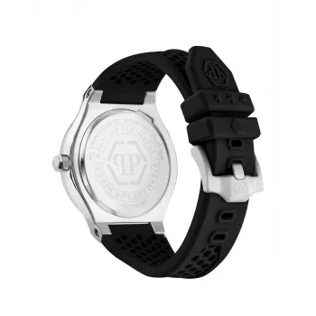 Philipp Plein Herren Automatische Skelettuhr PWUFA0125 44mm Schwarzes Silikon