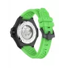 Philipp Plein Herren Automatikuhr PWPFA0624 46mm Edelstahl Schwarz Silikon