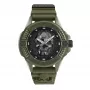 Philipp Plein Herren Automatische Skelettuhr PWUBA0423 44mm Schwarzes Silikon