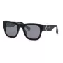 Philipp Plein Herren-Sonnenbrille SPP042M54703X - Schwarzer Rahmen, graue Gläser, 54 mm