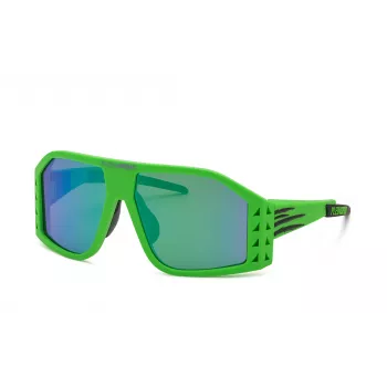 Philipp Plein Herren-Sonnenbrille SSP002-6195GV Pilot/Aviator Schwarz Acetat Grau Verlauf UV400