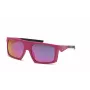 Philipp Plein Herren-Sonnenbrille SSP009-586YLP - Schwarz mit Goldtönen, eckiger Acetatrahmen, graue UV400-Gläser 58/18/135 mm