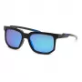 Philipp Plein Sport Herren Rechteckige Sonnenbrille SSP011-56Z42Z - Schwarzer Rahmen Graue Gläser 56/18/135 mm