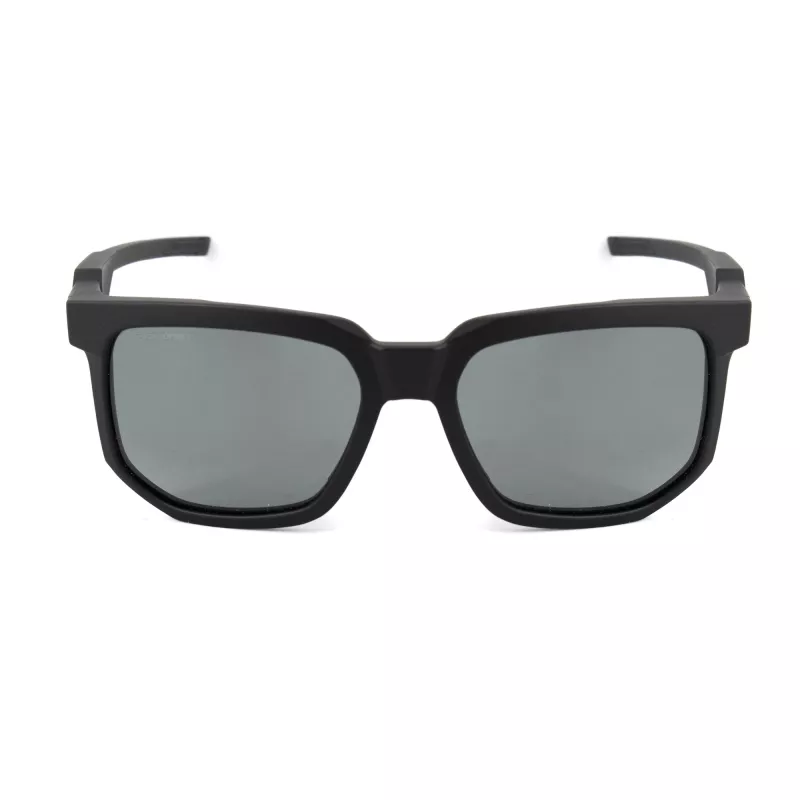 PHILIPP PLEIN SPORT Herren-Sonnenbrille SSP011-56U28P polarisiert - Schwarzer Acetat-Rahmen, graue Gläser
