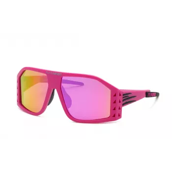 Philipp Plein Sport Herren-Sonnenbrille SSP002616YLR - Schwarzer rechteckiger Rahmen mit grauen Gläsern