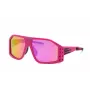 Philipp Plein Sport Herren-Sonnenbrille SSP002616YLR - Schwarzer rechteckiger Rahmen mit grauen Gläsern