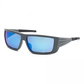 PHILIPP PLEIN SPORT Herren-Sonnenbrille SSP003-64R43B - Schwarzer Rahmen, graue Gläser 64/14/125 mm