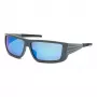 PHILIPP PLEIN SPORT Herren-Sonnenbrille SSP003-64R43B - Schwarzer Rahmen, graue Gläser 64/14/125 mm
