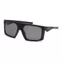 PHILIPP PLEIN SPORT Herren-Sonnenbrille SSP009-58U28P - Rechteckiger Vollrandrahmen, graue Gläser, UV400-Schutz