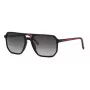 Philipp Plein Sport Herren-Sonnenbrille SSP032-580703 - Schwarzer Rahmen, Graue Gläser - 58/19/145 mm