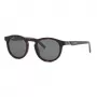 Philipp Plein Sport Herren-Sonnenbrille SSP035-520722 Schwarzer rechteckiger Acetatrahmen graue Gläser 52 mm