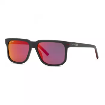 Philipp Plein Sport Herren-Sonnenbrille SSP037-59L46P - Schwarzer Rahmen, Smoke Grey Gradient-Glas - 59/16/150 mm