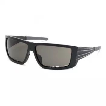 Philipp Plein Sport SSP003-640U28 Herren eckige Acetat-Sonnenbrille Grau 64mm