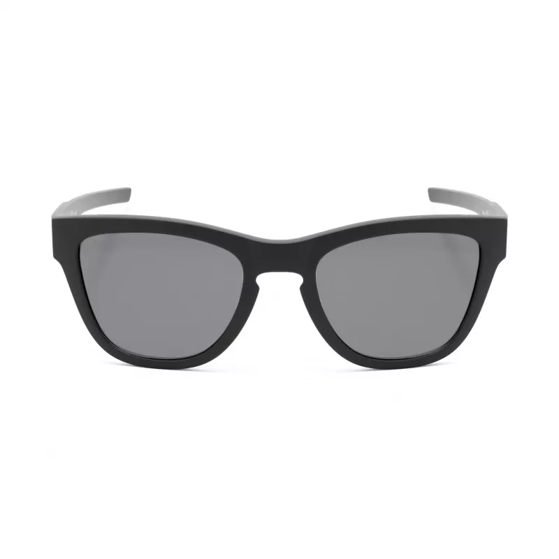 Philipp Plein Sport SSP008-54U28P Herren Polarisierte Rechteck-Sonnenbrille, Schwarz/Grau, 54/18/135 mm