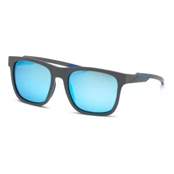 Philipp Plein Sport SSP010-56507P Herren Polarized Sonnenbrille - Schwarzer Rahmen Graue Gläser 56mm