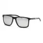 PHILIPP PLEIN SPORT SSP013-58Z42Z Herren-Sonnenbrille - Schwarzer Acetatrahmen, graue Polycarbonatgläser, 58/17/145 mm