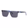 Philipp Plein Sport SSP034-5604AL Herren Rechteck-Sonnenbrille - Schwarzer Rahmen Graue Gläser 56/18/145 mm