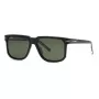 Philipp Plein Sport SSP037-59700P Herren Polarized Sonnenbrille, Schwarzer Rahmen, Graue Gläser, 59/16/150 mm