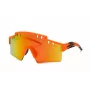 Philipp Plein SSP001-99B55A Herren-Sonnenbrille Shield Schwarz Gestell Graue Gläser 99/0/130 mm