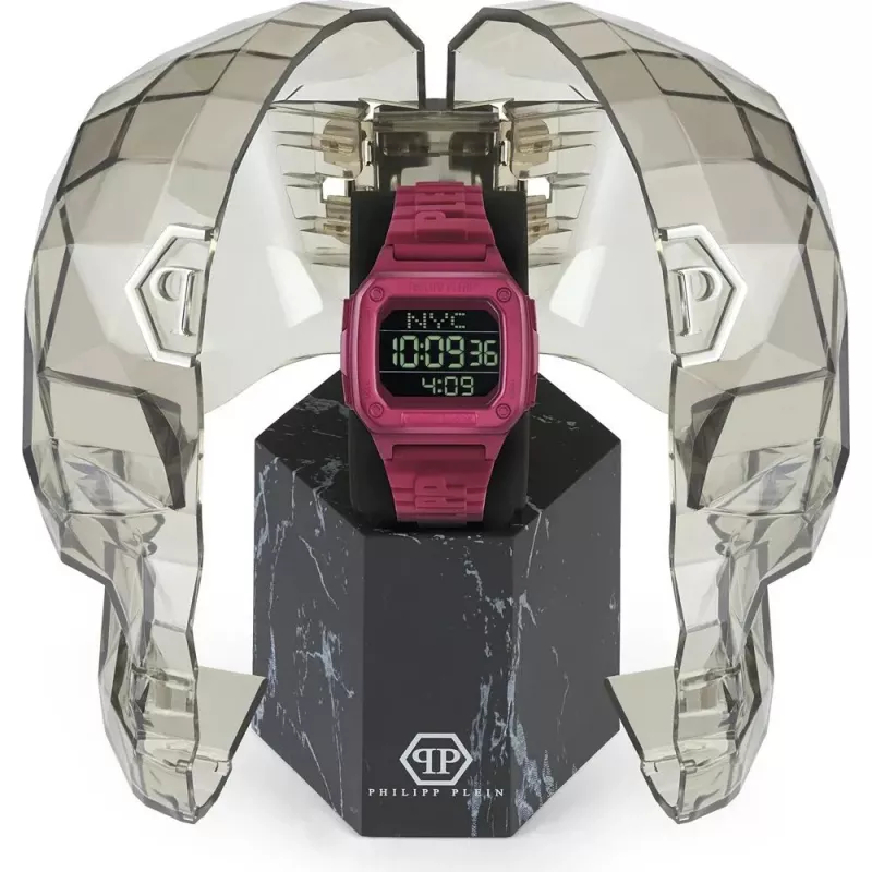 Philipp Plein The $keleton Automatic Unisex Watch PWHAA0121 47mm Black Silicone