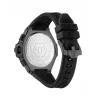 Philipp Plein The $keleton Herren Automatikuhr PWPRA0624 46mm Edelstahl Schwarzes Silikon