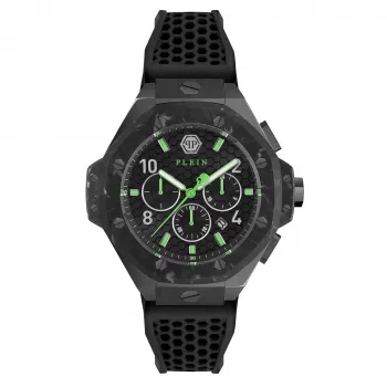 Philipp Plein The $keleton Herren Automatikuhr PWPRA0624 46mm Edelstahl Schwarzes Silikon