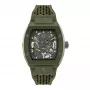Philipp Plein The $kull Herrenuhr PWVBA0223 44mm Edelstahl Quarz Schwarzes Zifferblatt Silikonarmband
