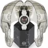 Philipp Plein The Skeleton Herren Automatikuhr PWPFA0724 46mm Schwarzes Silikon
