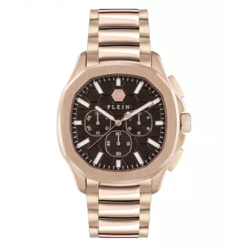 Philipp Plein The Skeleton Herren-Quarzuhr PWSAA0623 44mm Schwarzes Silikonarmband