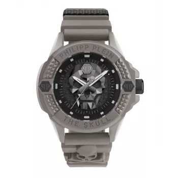 Philipp Plein The Skeleton Herrenuhr PWUBA0323 44mm Black IP Edelstahl Silikon