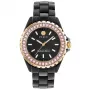 Philipp Plein The Skull Damen-Quarzuhr 38mm Edelstahl Schwarz Silikon PWPPA0324