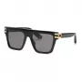 PHILIPP PLEIN Unisex Sonnenbrille SPP108M560700 - Schwarzer Rahmen, graue Gläser, 56 mm
