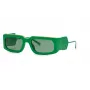 PHILIPP PLEIN Unisex Sonnenbrille SPP119M580859 - Schwarzer Rahmen, Graue Gläser, 58 mm