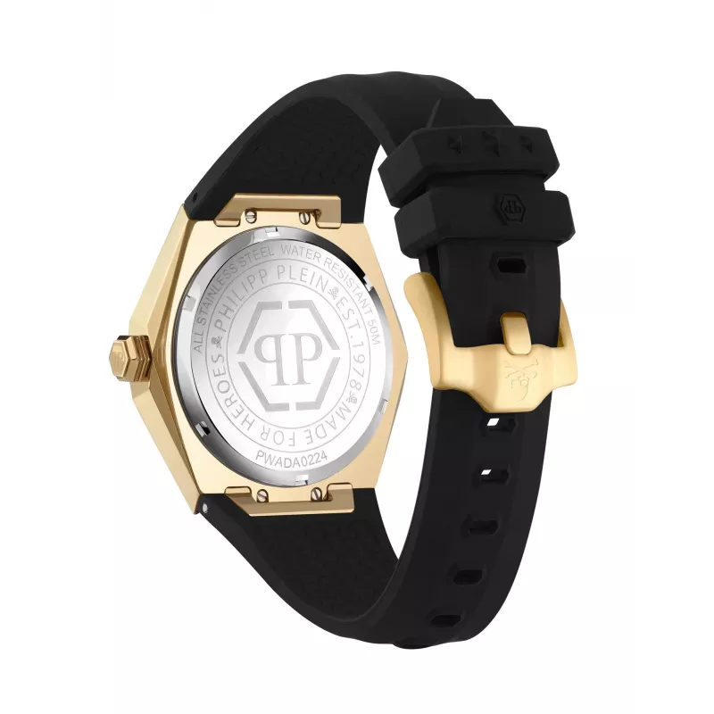Philipp Plein Damen PWADA0224 Quarz Analog Uhr 40mm Edelstahl