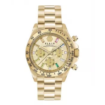 Philipp Plein Damen PWSBA0223 Quarz Analog Uhr 38mm Roségold Edelstahl