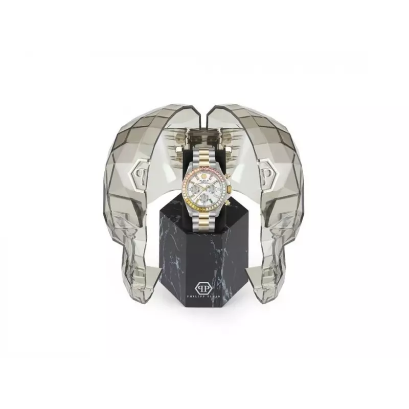 Philipp Plein Damenuhr PWSBA0523 38mm Edelstahl Quarz
