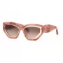 Philipp Plein Damen-Sonnenbrille SPP099M5506Z8 - Schwarzer Acetat-Rahmen, graue Gläser, 55/18/140 mm