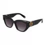 Philipp Plein Damen-Sonnenbrille SPP140M510700 - Schwarzer Rahmen, graue Gläser, 51 mm