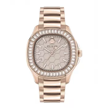 Philipp Plein Damen The Skeleton Quarzuhr PWTAA0723 38mm Schwarzes Silikon