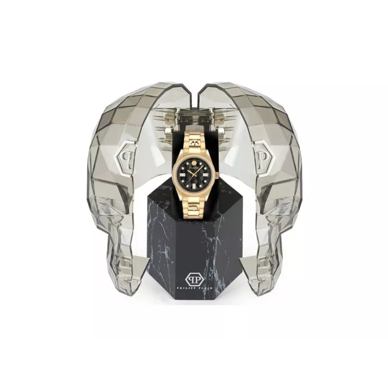 Philipp Plein Damenuhr PWCDA0624 38mm Edelstahl Quarz