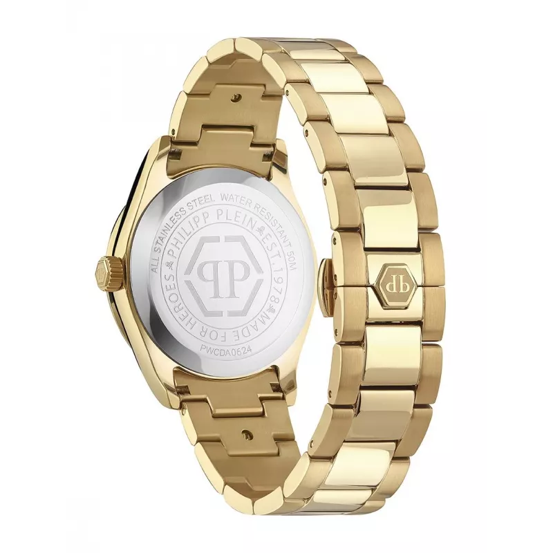 Philipp Plein Damenuhr PWCDA0624 38mm Edelstahl Quarz