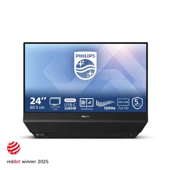 Philips 24B2D5300 23,8 inch IPS Full HD LED Monitor - Schwarz