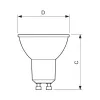 Philips CorePro LED Spot 5-50W GU10 827 36° Dimmable - Warmweiß