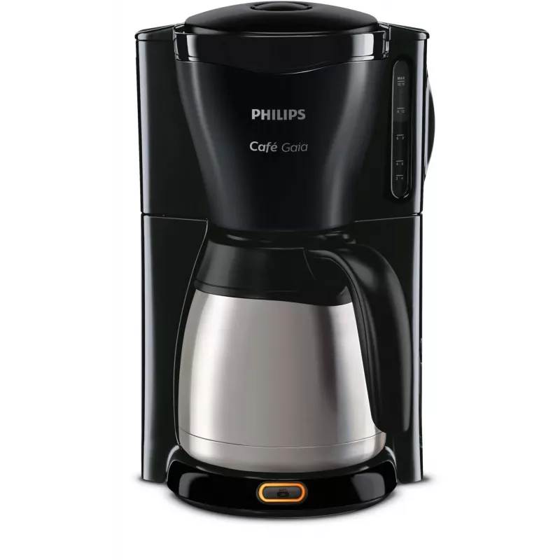 Philips HD7544/20 Filterkaffeemaschine 1,2L Schwarz & Edelstahl